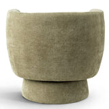Bloom Upholstered Swivel Barrel Accent Chair (1-Piece)