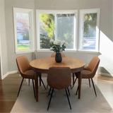 Boston Faux Leather Upholstered Dining Chair (Set of 2)