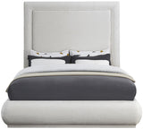 Brooke Elegant Mid Century Modern Upholstered Bed with High Headboard for Luxurious Sleep Experience