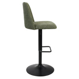 Bruno Upholstered Swivel Bar Stool (Set of 2)