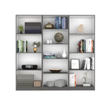 Lane 3 Piece Living Room Set, Matt Gray / White