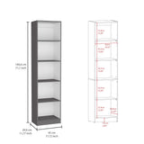 Durant 3 Piece Living Room Set with 2 Home Bookcases & Home Xs Bookcase, Matt Gray / White, Modern and Compact Storage for Living Room, Office, Bedroom