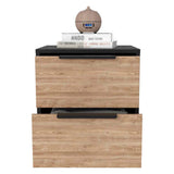 TUHOME Appleton 3-Piece Bedroom Set with Wardrobe Cabinet, Open Shelf Organizer and Two-Tone Storage Unit, Modern Space-Saving Furniture for Clothes, Accessories and Bedroom Organization, 67.2"H x 32.2"W x 18.5"D, Black/White/Pine