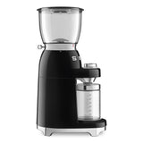 Conical Burr Coffee Grinder - Retro-Style Black