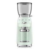 Conical Burr Coffee Grinder - Retro-Style Pastel Green