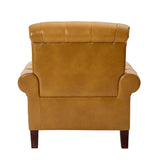Vivian Genuine Leather Armchair CAMEL