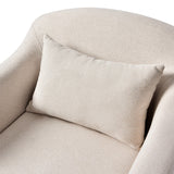 Sara Armchair with Slipcover & Box-pleated Skirt