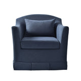 Sara Armchair with Slipcover & Box-pleated Skirt