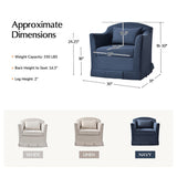 Sara Armchair with Slipcover & Box-pleated Skirt