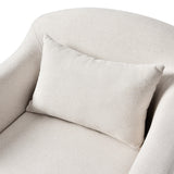 Sara Armchair with Slipcover & Box-pleated Skirt