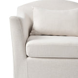 Sara Armchair with Slipcover & Box-pleated Skirt
