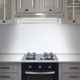 CIARRA 30 Inch Convertible Low Profile Under Cabinet Range Hood CAS75918A-OW