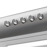 CIARRA 30 Inch Low Profile Vent Hood Under Cabinet Range Hood Ventless CAS75918B-OW