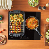 CIARRA 3 Zones Built-in Induction Hob with Boost and Flexzone CBBIH3BF-OW