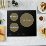 CIARRA Built-in Induction Hob with 3 Zones CBBIH3-OW