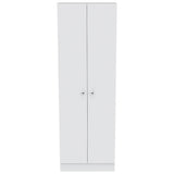 TUHOME Charlotte 2-Piece Kitchen Set with Storage Cabinet and Multi-Level Countertop Island, Modern Prep and Pantry Organization for Small Kitchens and Apartments, 35.4"H x 40.5"W x 27.5"D, White/Walnut