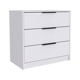 Tuhome Kaia 3 Drawers Dresser with Spacious Storage, Modern Superior Top for Décor, Functional Bedroom Organizer for Clothing and Essentials, Contemporary Space-Saving Furniture with Smooth Metal Hardware