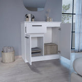 Idaho Dresser Modern Storage Cabinet with Two-Door Compartments, Smooth-Glide Drawer, Elegant Handles and Compact Multiroom Design for Organized Clothing, Linens and Personal Belongings by Idaho Home Furniture
