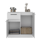 Idaho Dresser Modern Storage Cabinet with Two-Door Compartments, Smooth-Glide Drawer, Elegant Handles and Compact Multiroom Design for Organized Clothing, Linens and Personal Belongings by Idaho Home Furniture
