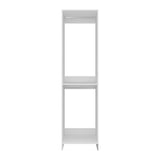 Freestanding Closet with 6 Shelves, Storage Organizer, Modern Storage For Bedroom and Bookcase, Engineered Wood, 84" Tall, Home Bedroom Open Shelving Cabinet