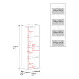 Home 6 Piece, 10 Door Closet System, Top Storage Shelves, Wide Armoire for Bedroom Storage and Organization, Natural Oak