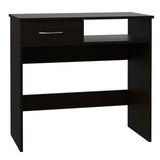 Tuhome Vizcaya Office Set with Single Drawer, Keyboard Tray, Freestanding Bookcase, Modern and Compact Home Office Solution