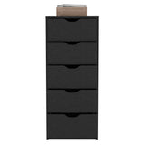 Basilea 5 Drawers Tall Dresser, Pull Out System