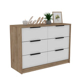 Tuhome Kaia 4 Drawers Dresser with Superior Top, Two Cabinets, Modern Design, Ample Storage for Bedroom Organization