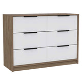 Tuhome Kaia 4 Drawers Dresser with Superior Top, Two Cabinets, Modern Design, Ample Storage for Bedroom Organization