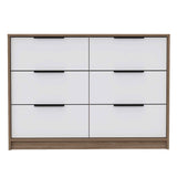 Tuhome Kaia 4 Drawers Dresser with Superior Top, Two Cabinets, Modern Design, Ample Storage for Bedroom Organization