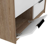 Tuhome Kaia 4 Drawers Dresser with Superior Top, Two Cabinets, Modern Design, Ample Storage for Bedroom Organization