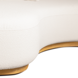 Como Curved Chaise Left