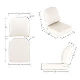 Deep Seating Cushion Set - Seat 22 x 24 x 5 | Back 22 x 20 x 5