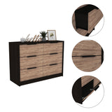 Tuhome Kaia 4 Drawers Dresser with Superior Top, Two Cabinets, Modern Design, Ample Storage for Bedroom Organization