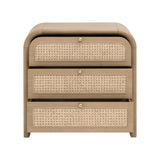 Cannes 3-Drawer Nightstand