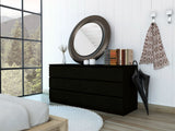 Tuhome Asteria 6 Drawer Double Dresser with Metal Handles, Spacious Storage, Modern Design for Bedroom or Living Room