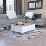 Tuhome Gambia Modern Lift-Top Coffee Table with Hidden Storage, Multi-Function Center Table, Ideal for Living Room, Stylish and Functional Design