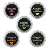 5-Pack Premium Margarita & Cocktail Flavored Salt Rimmer, Variety Set 3.5oz