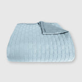 Bamboo Quilted Coverlet- Sky - Final Sale/No Returns