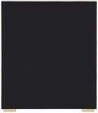 Crosby Mid Century Modern Bed with Elegant Linen Upholstery and Stylish Gold & Chrome Legs