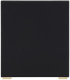 Crosby Mid Century Modern Bed with Elegant Linen Upholstery and Stylish Gold & Chrome Legs