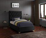 Cruz Luxurious Velvet Bed with Tufted Headboard and Contemporary Design for Stylish Bedrooms