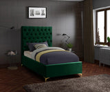 Cruz Luxurious Velvet Bed with Tufted Headboard and Contemporary Design for Stylish Bedrooms