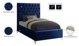 Cruz Luxurious Velvet Bed with Tufted Headboard and Contemporary Design for Stylish Bedrooms