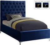Cruz Luxurious Velvet Bed with Tufted Headboard and Contemporary Design for Stylish Bedrooms