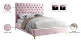 Cruz Luxurious Velvet Bed with Tufted Headboard and Contemporary Design for Stylish Bedrooms