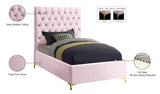 Cruz Luxurious Velvet Bed with Tufted Headboard and Contemporary Design for Stylish Bedrooms