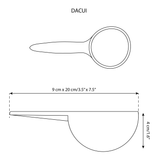 Stoneware Bowl Spoon Shape | Dadasi