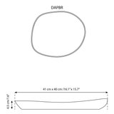 Stoneware Serving Platter | Round Dadasi