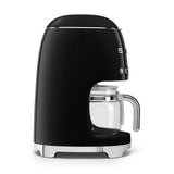 Retro-Style Drip Coffee Machine (10 Cups) - Black
